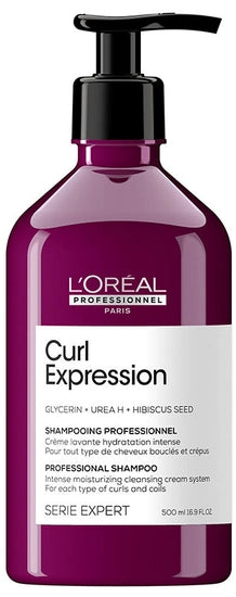 L'oreal Professional Serie Expert Curl Expression Intense Moisturizing Shampoo image of 16.9 oz bottle