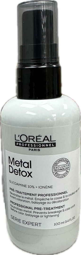 L'oreal Professional Serie Expert Metal Detox Pre-Treatment image of 3.4 oz bottle