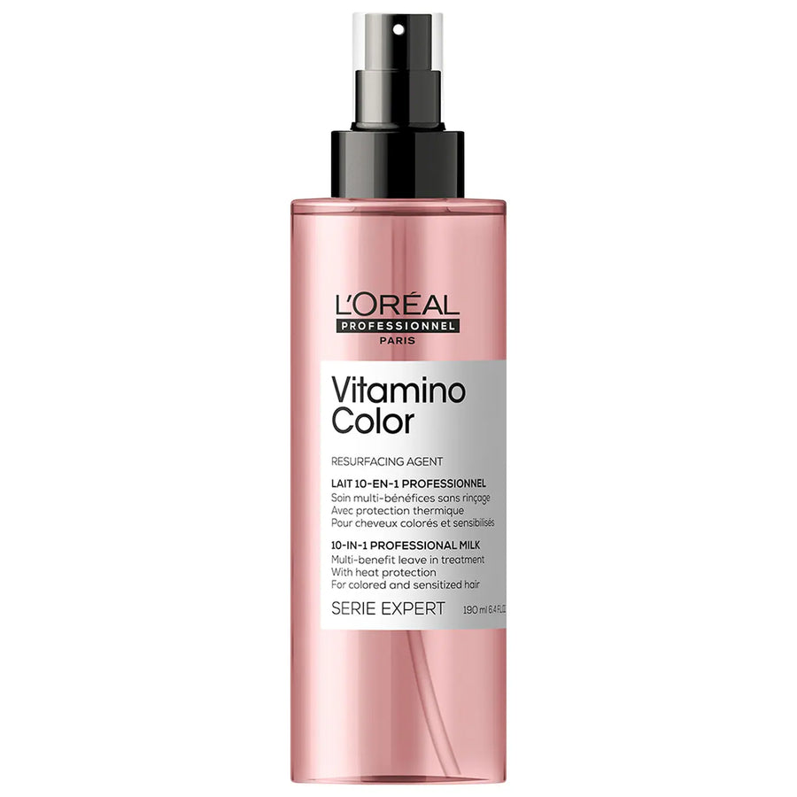 L'oreal Serie Expert Resveratrol Vitamino Color 10 in 1 Perfecting Spray image of 6 oz bottle