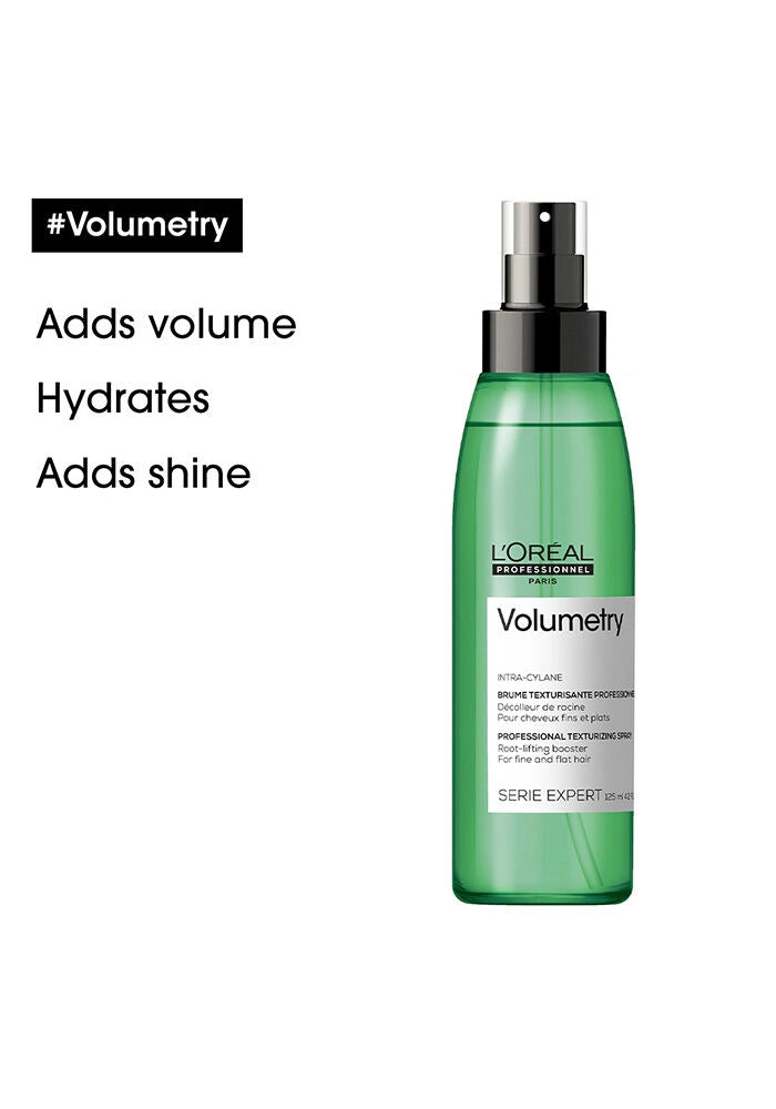 L'oreal Professional Serie Expert Intra-Cylane Volumetry Anti-Gravity Volume Spray image of product benefits
