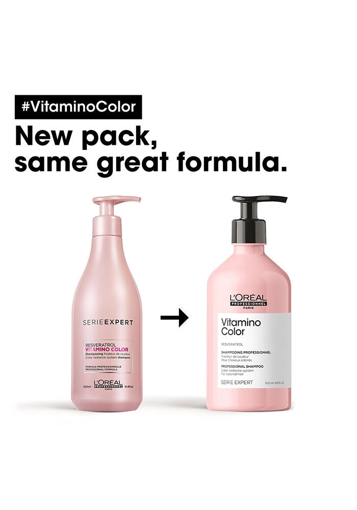 L'oreal Professional Serie Expert Reservatrol Vitamino Color Shampoo image of product packaging update