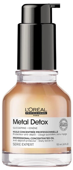 L'oreal Professional Serie Expert Metal Detox Lightweight, Concentrated Oil image of 1.6 oz bottle