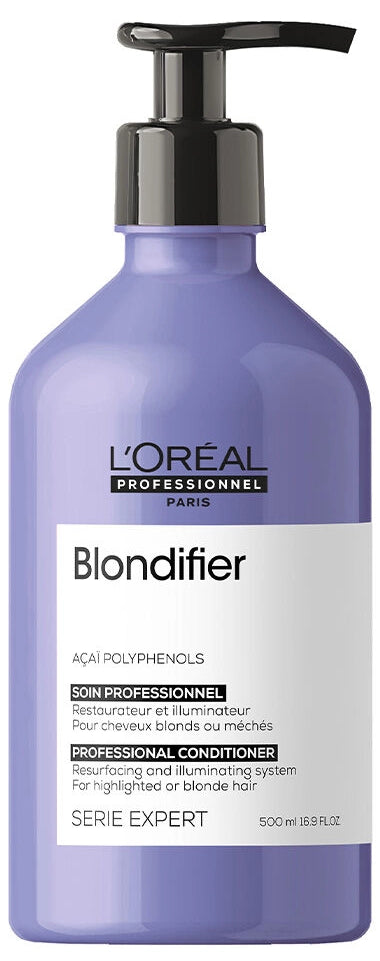 L'oreal Professional Serie Expert Acai Polyphenols Blondifier Conditioner image of 16.9 oz bottle