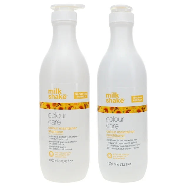 Milk Shake Colour Care Shampoo and Conditioner Liter Duo Deal image of 33.8 oz bottles