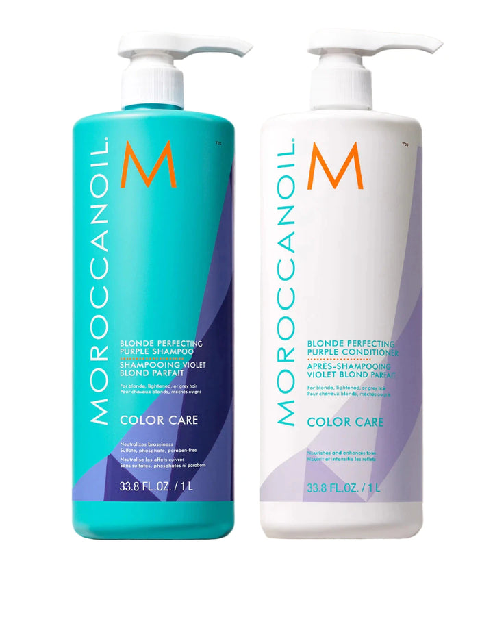 Moroccanoil Blonde Perfecting Shampoo and Conditioner