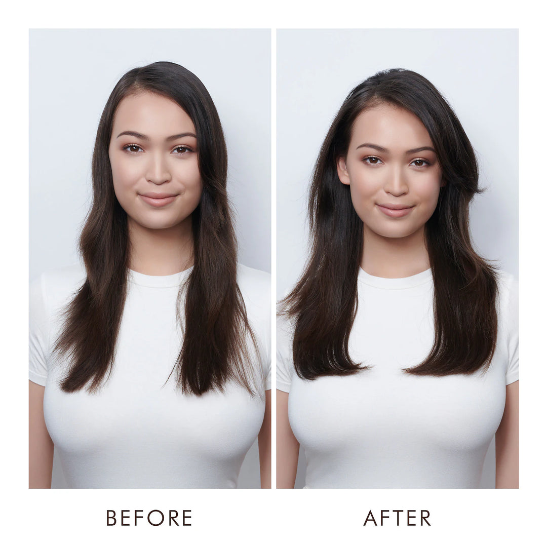 Moroccanoil Root Boost image of model before and after
