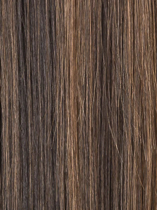 NOUGAT LIGHTED 830.6.16 | Medium Brown Blended with Light Auburn Dark Brown and Medium Blonde Blend with Highlights Throughout