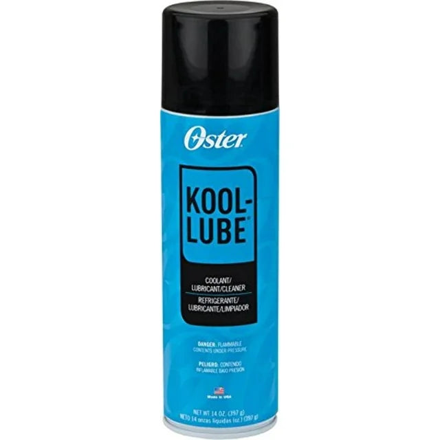 Oster Kool Lube Coolant Lubricant Cleaner Spray image of 14 oz bottle