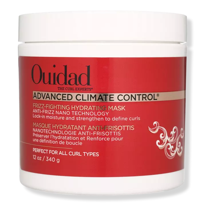 Ouidad Advanced Climate Control Frizz-Fighting Hydrating Mask image of 12 oz jar