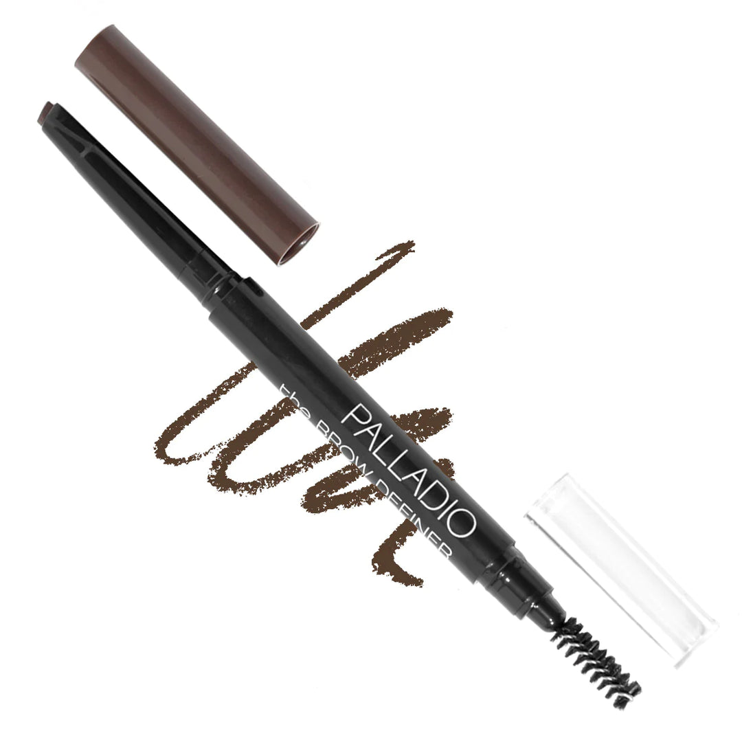 Palladio Brow Definer Retractable Eyebrow Pencil Dark Brown