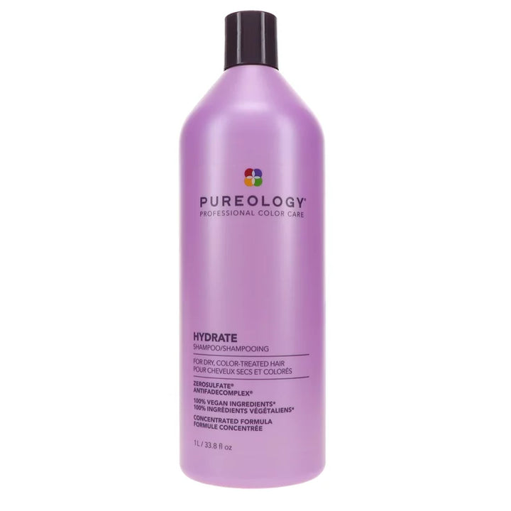 Pureology Hydrate Shampoo image of 33.8 oz bottle