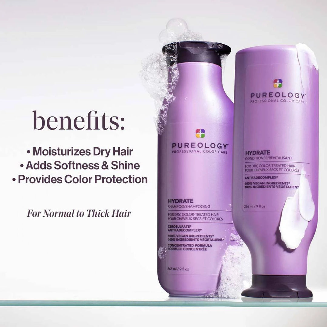 Pureology Hydrate Shampoo and Conditioner Duo benefits