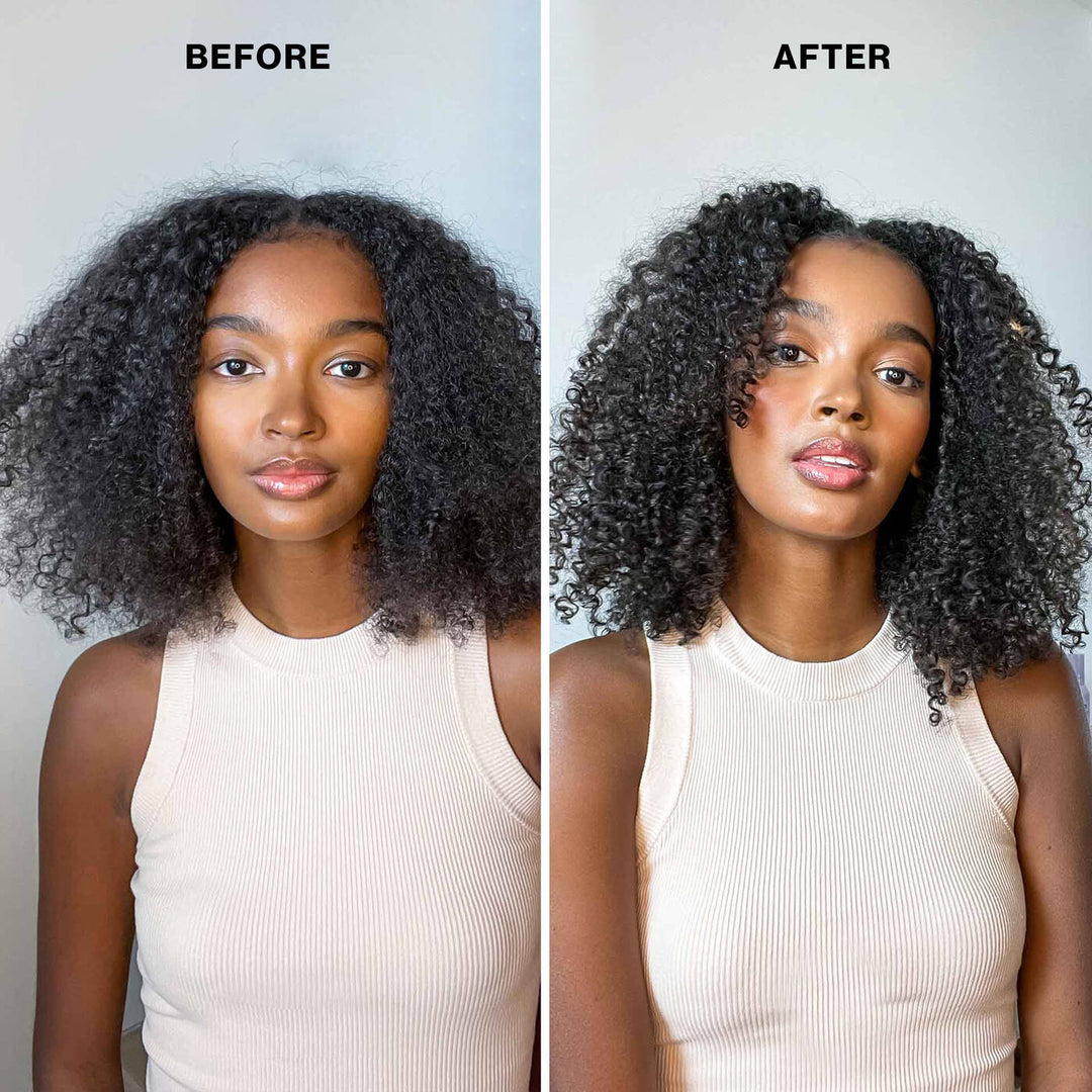 Pureology Hydrate Shampoo and Conditioner Duo model before and after use