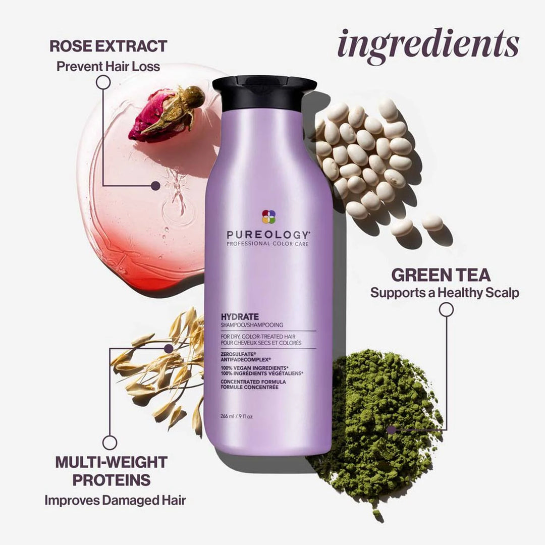 Pureology Hydrate Shampoo and Conditioner Duo ingredients