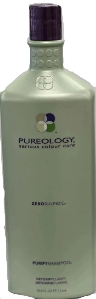 Pureology Zero Sulfate Purify Shampoo image of 33.8 oz bottle