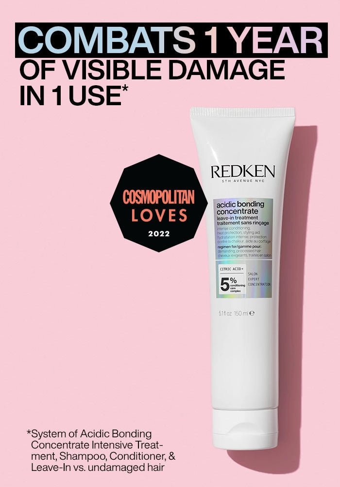 Redken Acidic Bonding Concentrate Leave-In Conditioner for Damaged Hair image of product benefits after one use