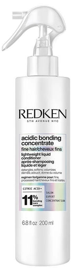Redken Acidic Bonding Concentrate Lightweight Liquid Conditioner, Fine Hair image of 6.8 oz bottle