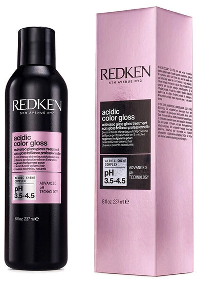 Redken Acidic Color Gloss Activated Glass Gloss Treatment image of 8 oz bottle