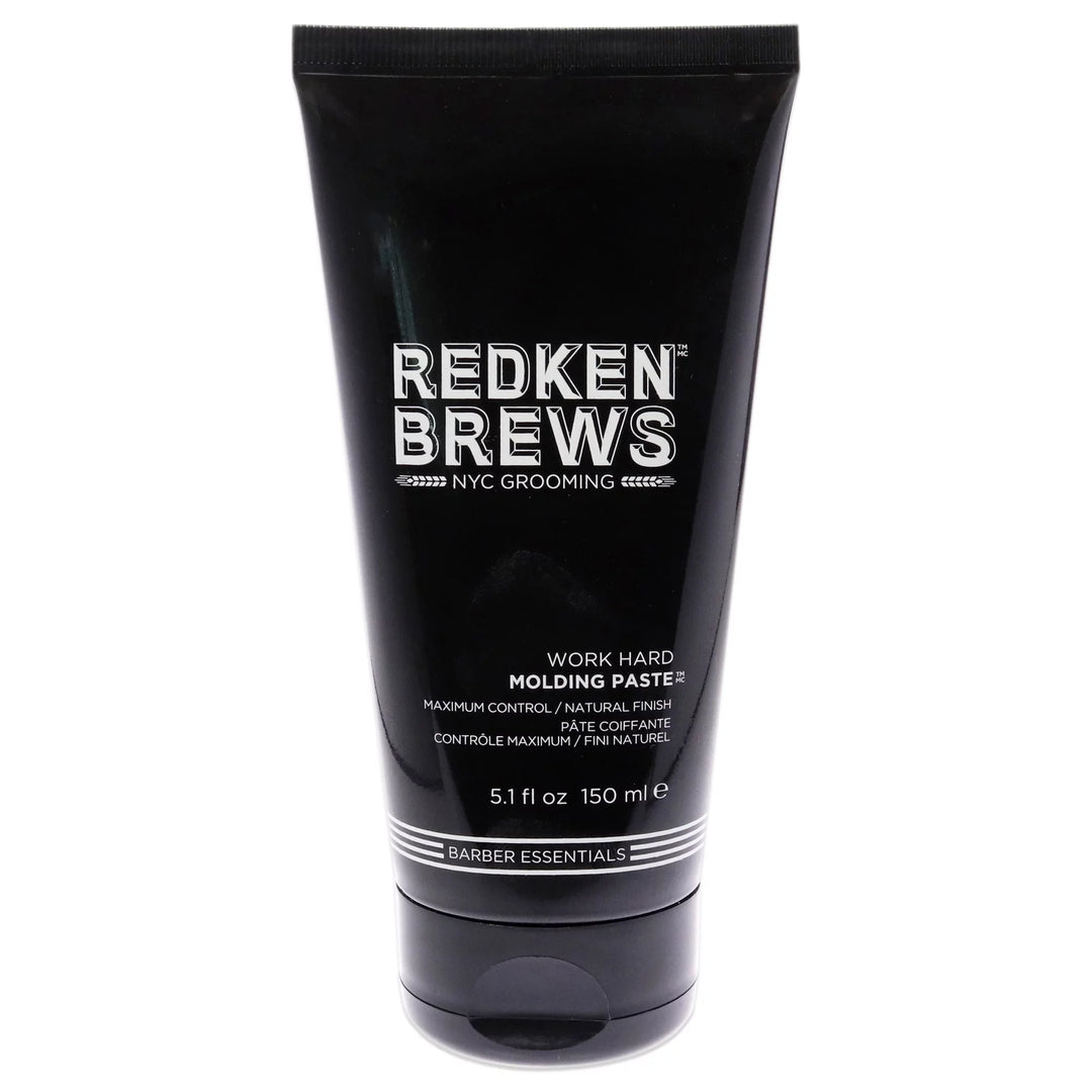 Redken Brews For Men Work Hard Molding Paste image of 5.1 oz tube