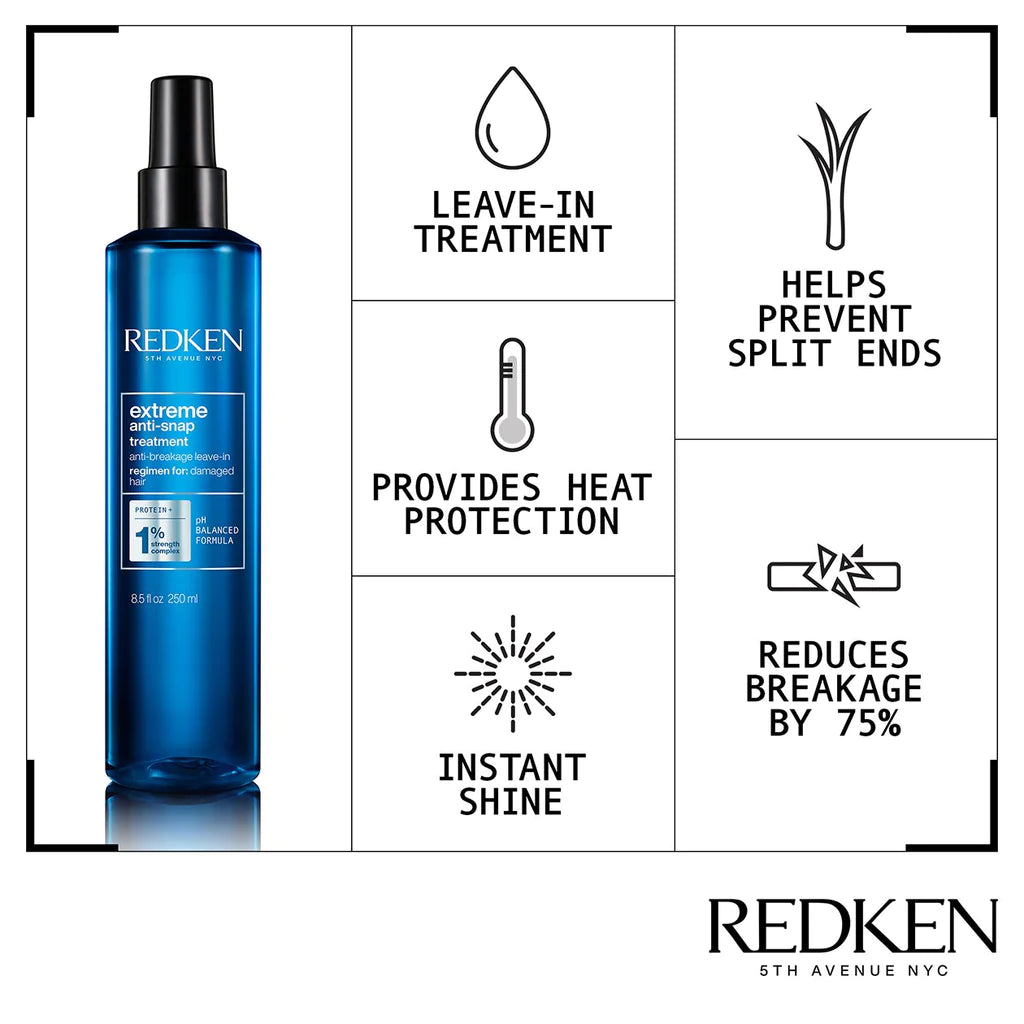 Redken Extreme Anti-Snap Leave-In Treatment image of product benefits