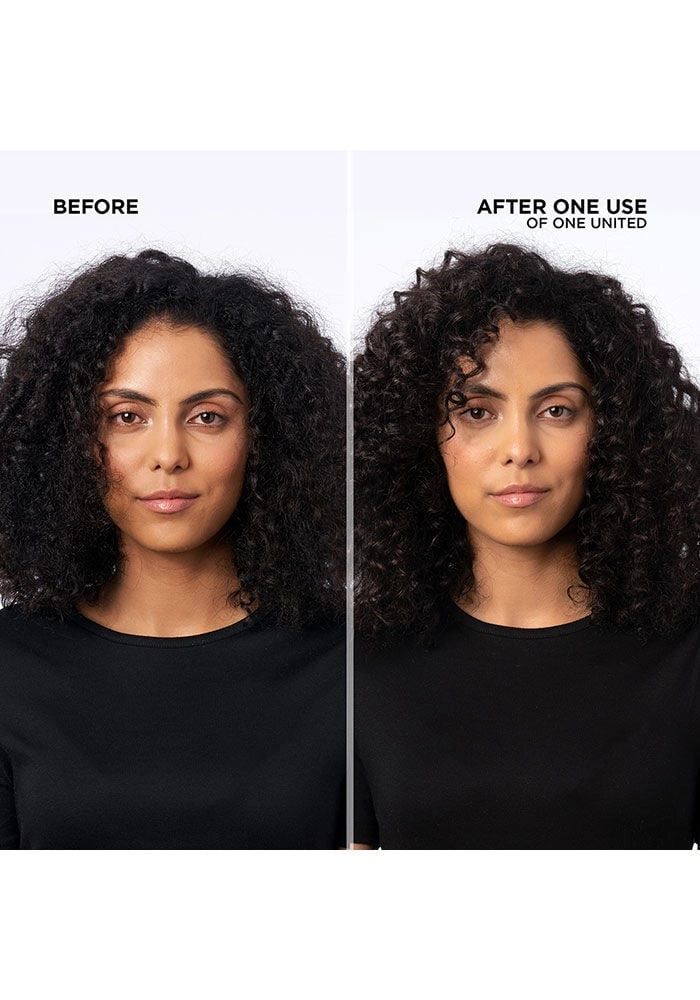 Redken One United All in One Multi-Benefit Treatment image of before and after model