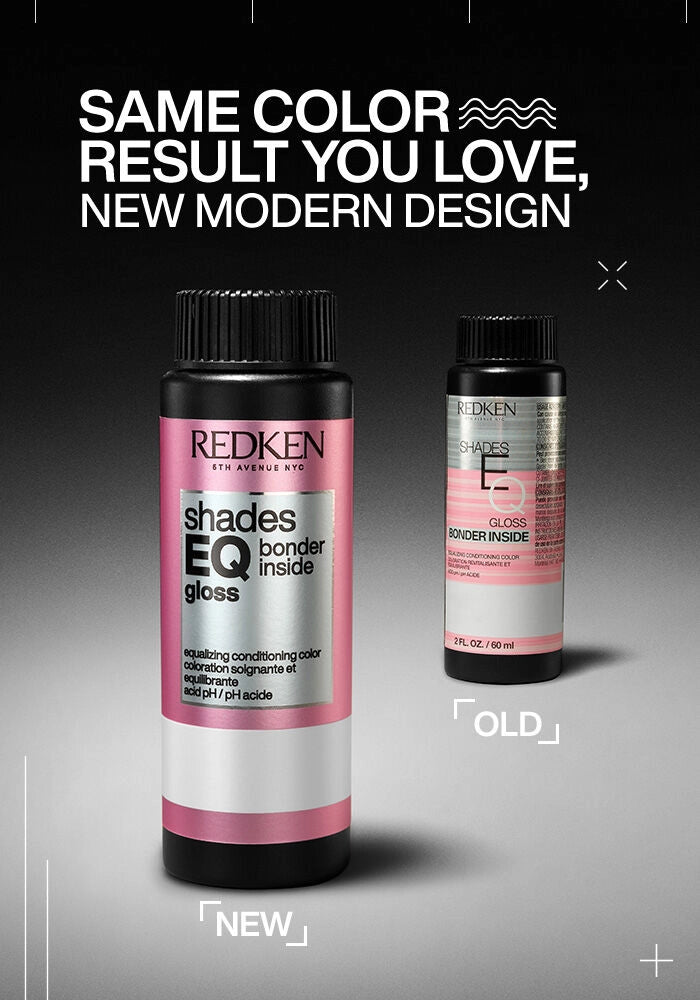 Redken Shades EQ Bonder Inside Demi-Permanent Color Gloss image of old and new packaging