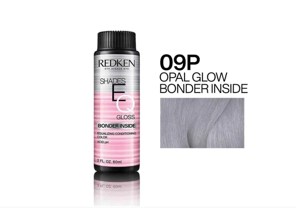 Redken Shades EQ Bonder Inside Demi-Permanent Color Gloss image of color swatch 09p opal glow