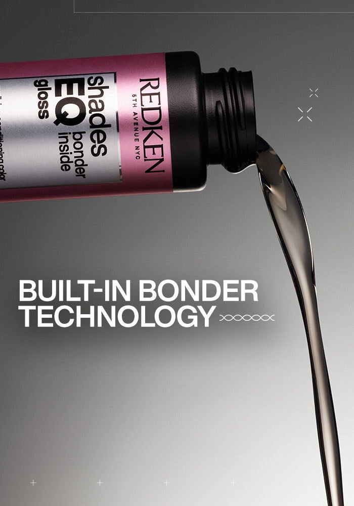 Redken Shades EQ Bonder Inside Demi-Permanent Color Gloss image of bonder built in technology