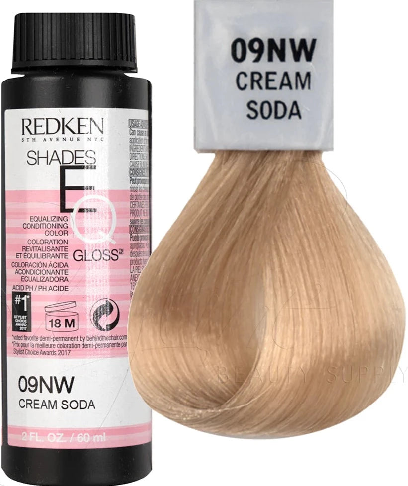 Redken Shades EQ Demi-Permanent Color Gloss image of 09nw cream soda