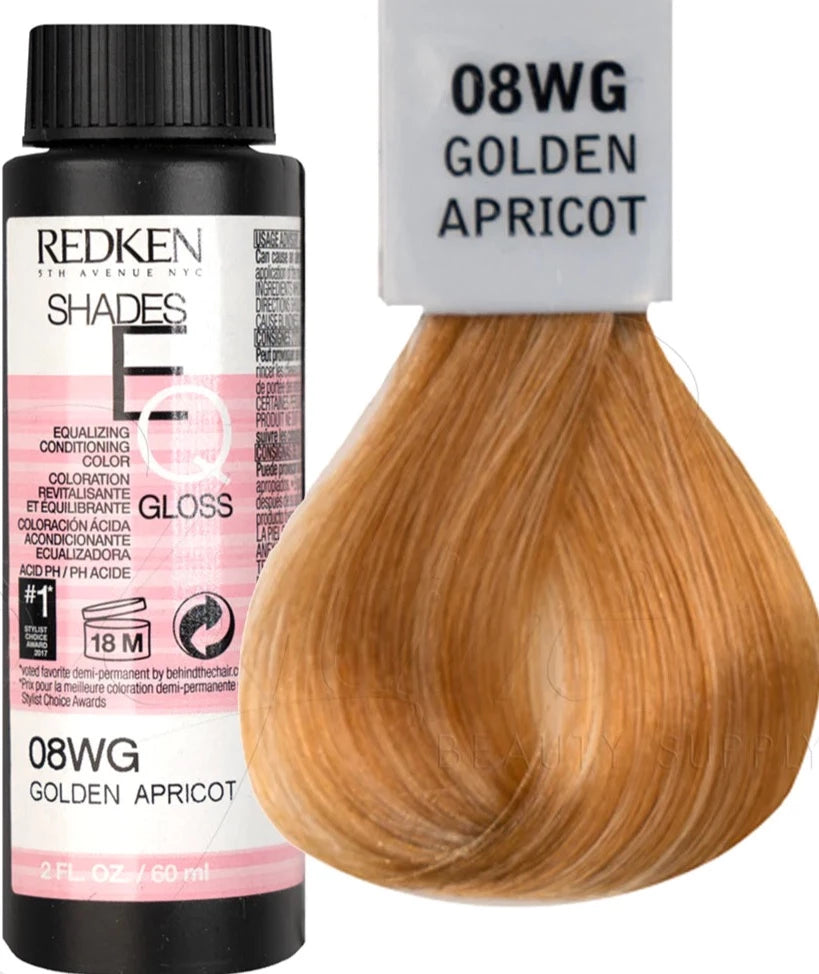 Redken Shades EQ Demi-Permanent Color Gloss image of 08wg golden apricot 