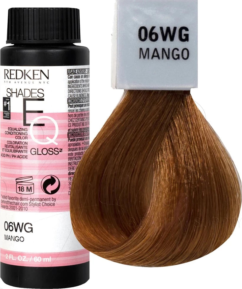 Redken Shades EQ Demi-Permanent Color Gloss imag of 06wg mango