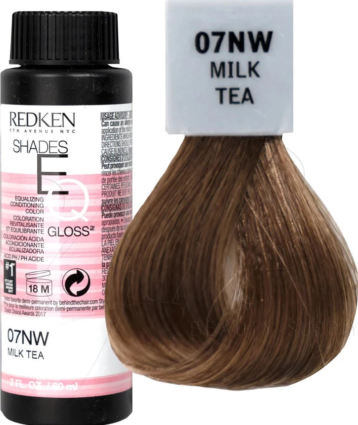 Redken Shades EQ Demi-Permanent Color Gloss image of 07nw milk tea