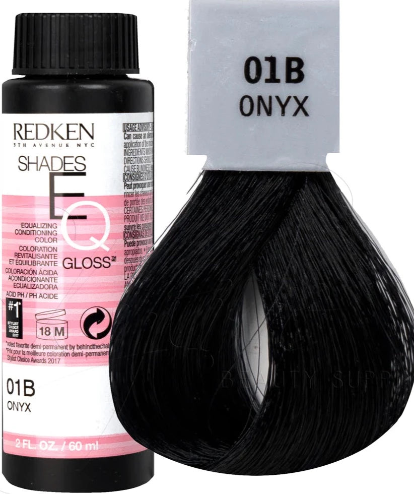 Redken Shades EQ Demi-Permanent Color Gloss image of onyx 01b