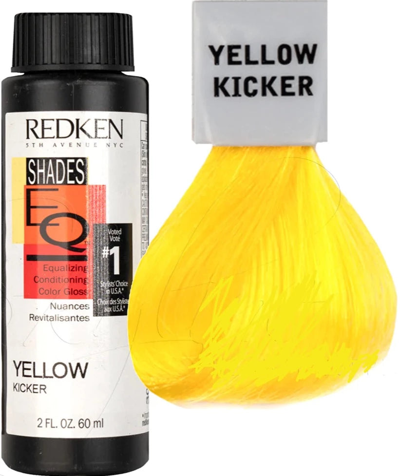 Redken Shades EQ Demi-Permanent Color Gloss yellow kicker
