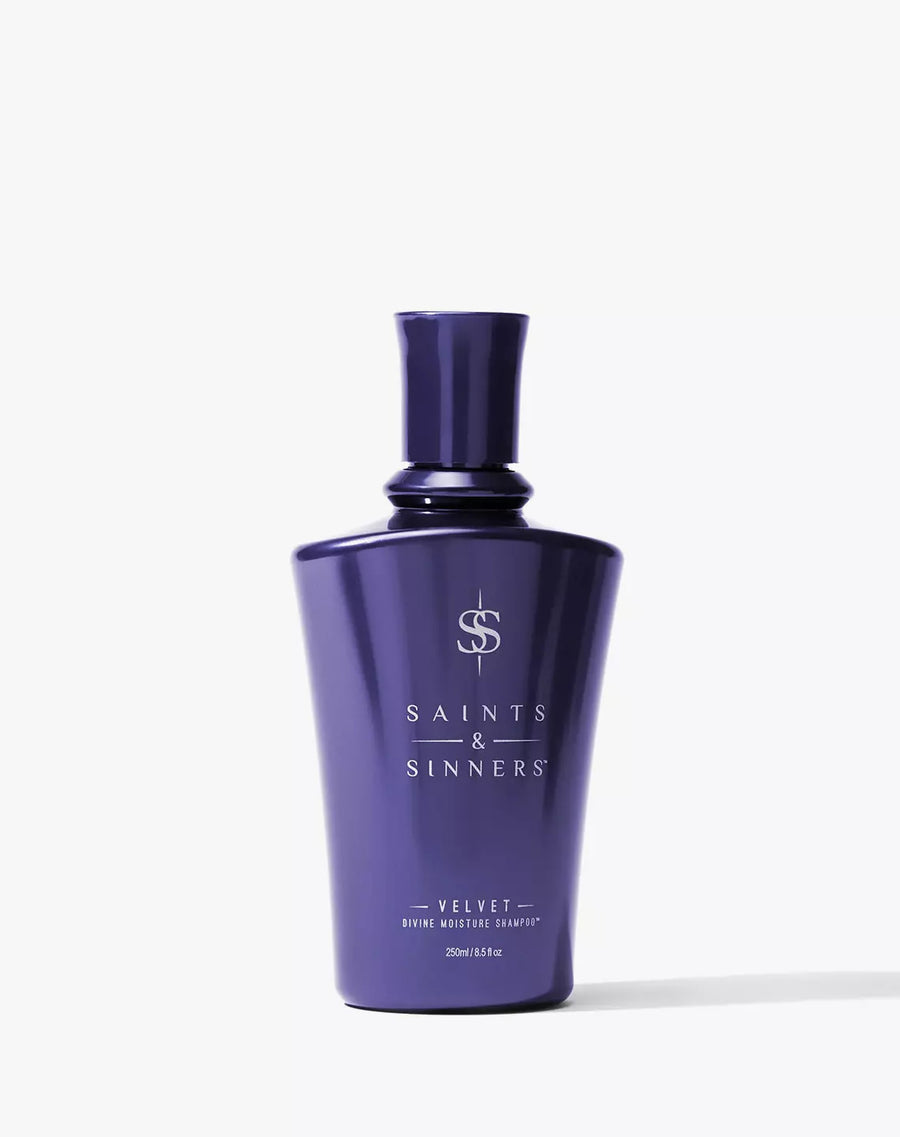 Saints & Sinners Velvet Divine Moisture Shampoo image of 8.5 oz bottle