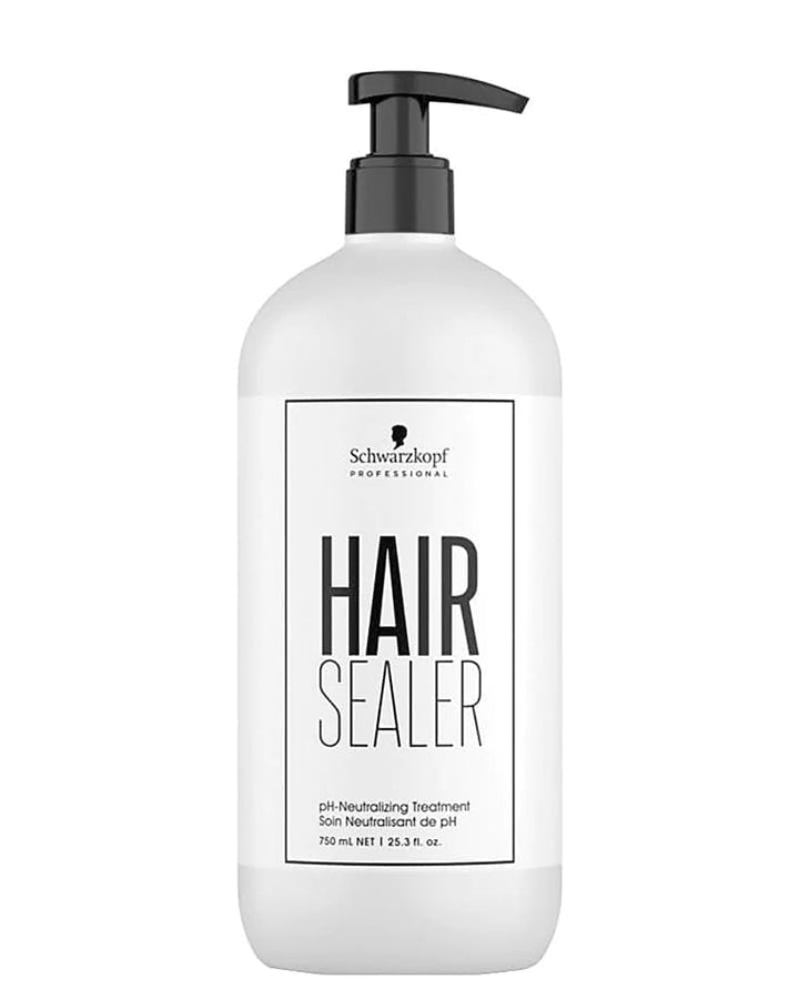 Schwarzkopf Hair Sealer bottle on a white background