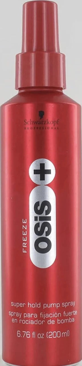 Schwarzkopf Professional OSIS Freeze Super Hold Pump Spray image of 6.8 oz bottle