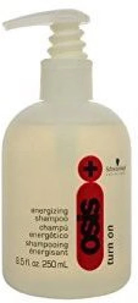 Schwarzkopf Professional OSIS Turn On Energizing Shampoo image of 8.5 oz bottle