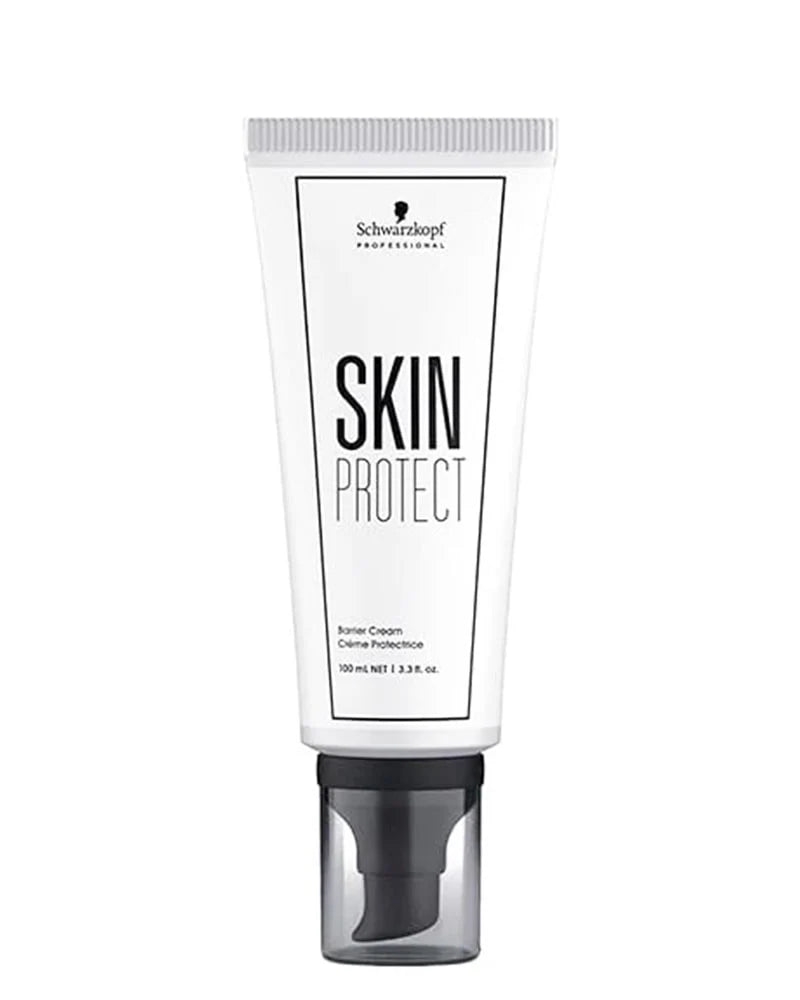 Schwarzkopf Skin Protect cream tube on a white background
