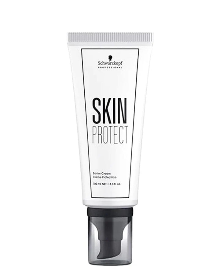 Schwarzkopf Skin Protect cream tube on a white background