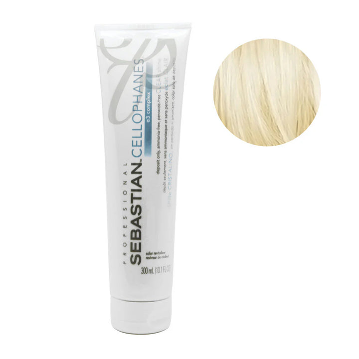 Sebastian Cellophanes Hair Color Gloss Semi-Permanent Color image of clear shine 10.1 oz