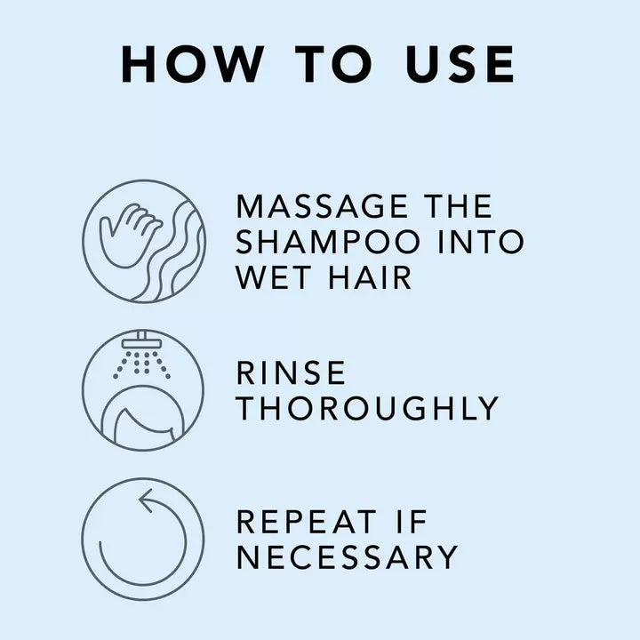 Sebastian Dark Oil Lightweight Shampoo image of how to instructions 