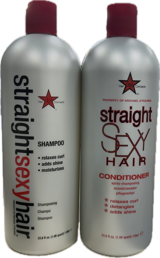 Sexy Hair Straight Sexy Hair Shampoo & Conditioner Duo Deal 33.8 oz bottles