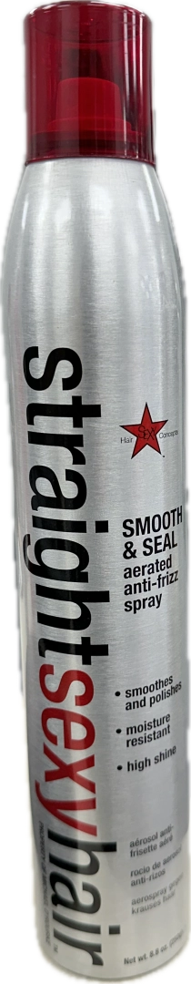 Sexy Hair Straight Sexy Hair Smooth & Seal Aerated Anti-Frizz Spray  image of 8.8 oz bottle