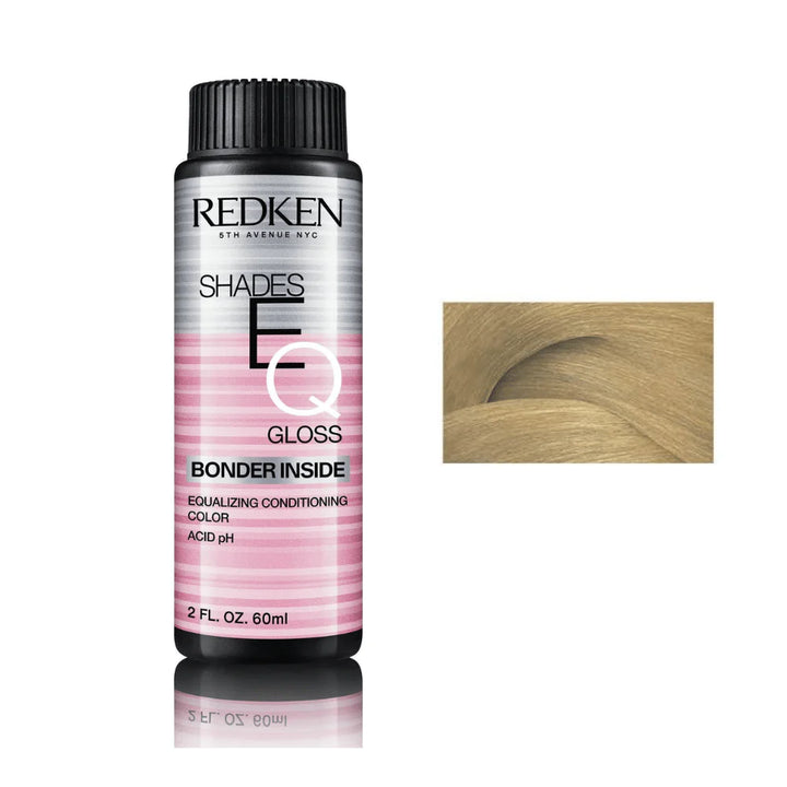 Redken Shades EQ Bonder Inside Demi-Permanent Color Gloss image of color swatch 09ag glossy greige