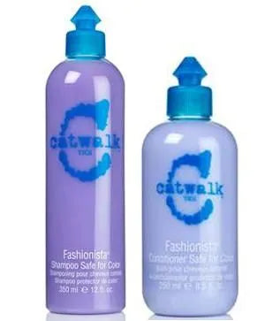 Tigi Catwalk Fashionista Color Safe Shampoo and Conditioner Duo Deal image of 12 oz shampoo and 8.5 oz conditioner