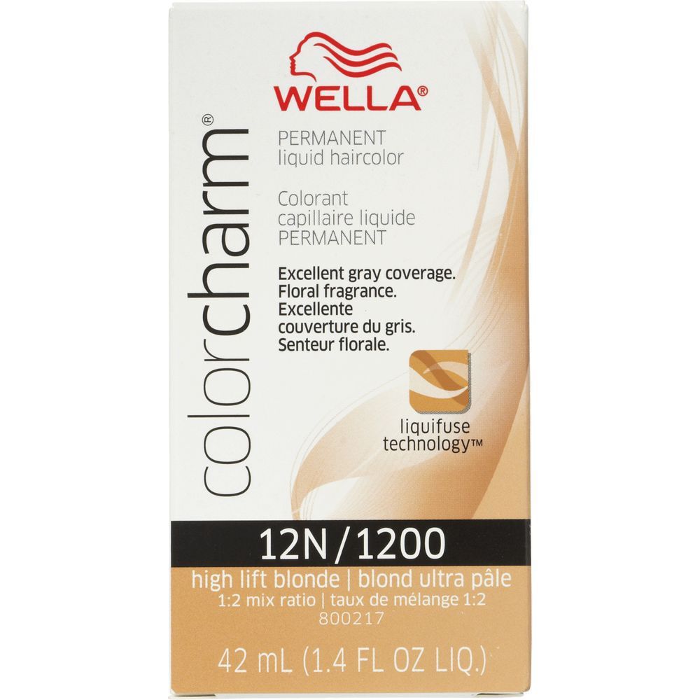 Wella Color Charm hair color packaging on a white background