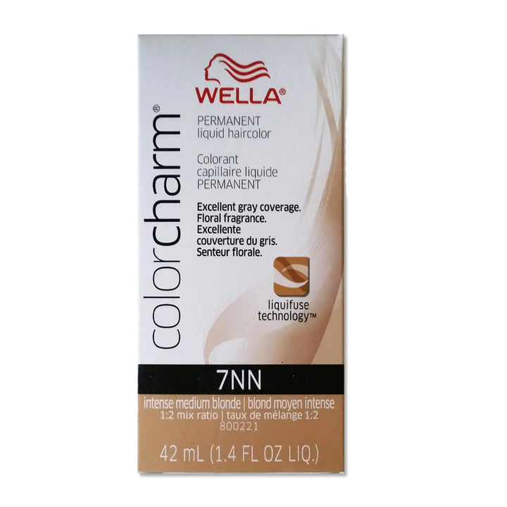 Wella Color Charm Permanent Liquid Haircolol 7nn intense medium blonde