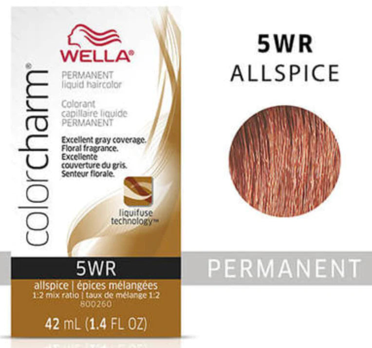 Wella Color Charm Permanent Liquid Haircolor 5wr allspice