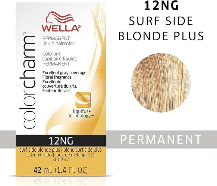Wella Color Charm Permanent Liquid Haircolor surf side blonde plus 12ng